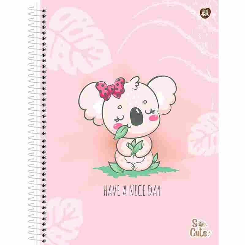 CADERNO 10X1 SO CUTE 